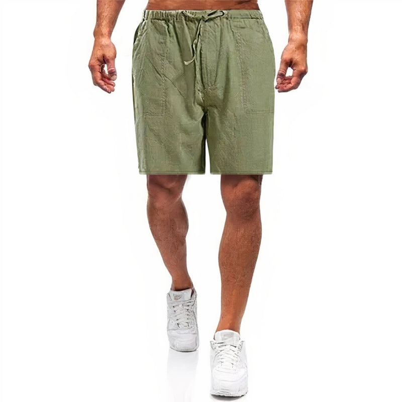 Heren - Linnen Shorts - Comfortabele en Ademend - Ideaal voor Zomer