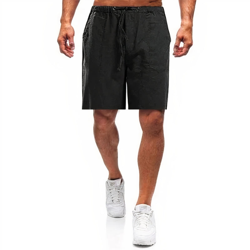 Heren - Linnen Shorts - Comfortabele en Ademend - Ideaal voor Zomer