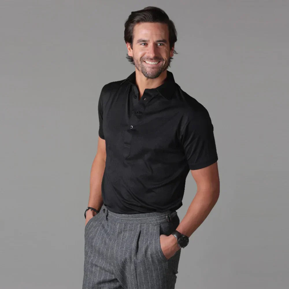 Stijve Kraag Dress Polo