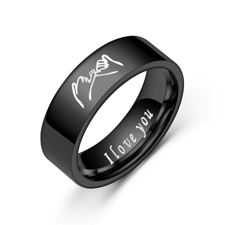 Tungsten Carbide Herenring