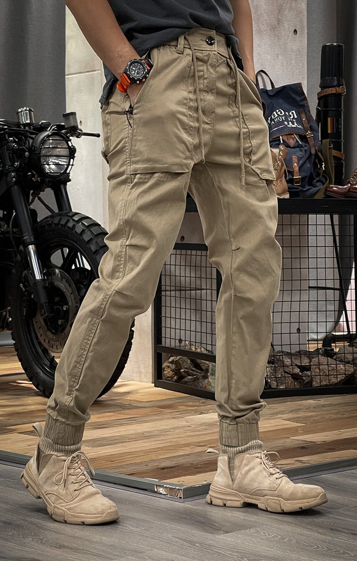 Heren - Stretchy Cargo Broek - Comfort Fit - Veelzijdige Outdoor Broek voor Activiteiten