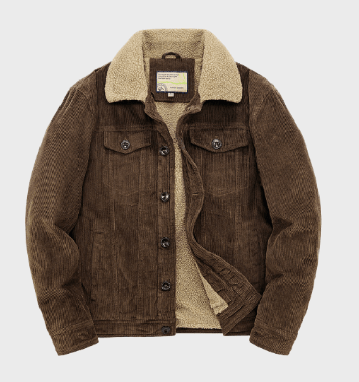 Corduroy Sherpa Jas