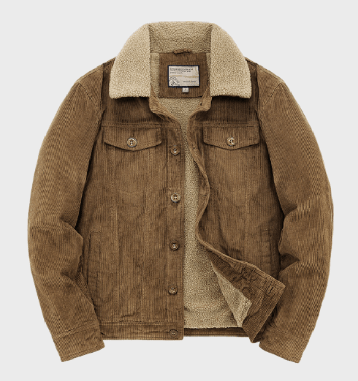 Corduroy Sherpa Jas