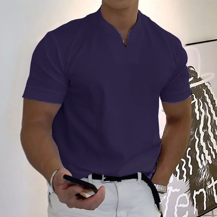 Heren - Elegant fitness T-shirt met korte mouwen - Ademend en lichtgewicht - Perfect voor elke gelegenheid