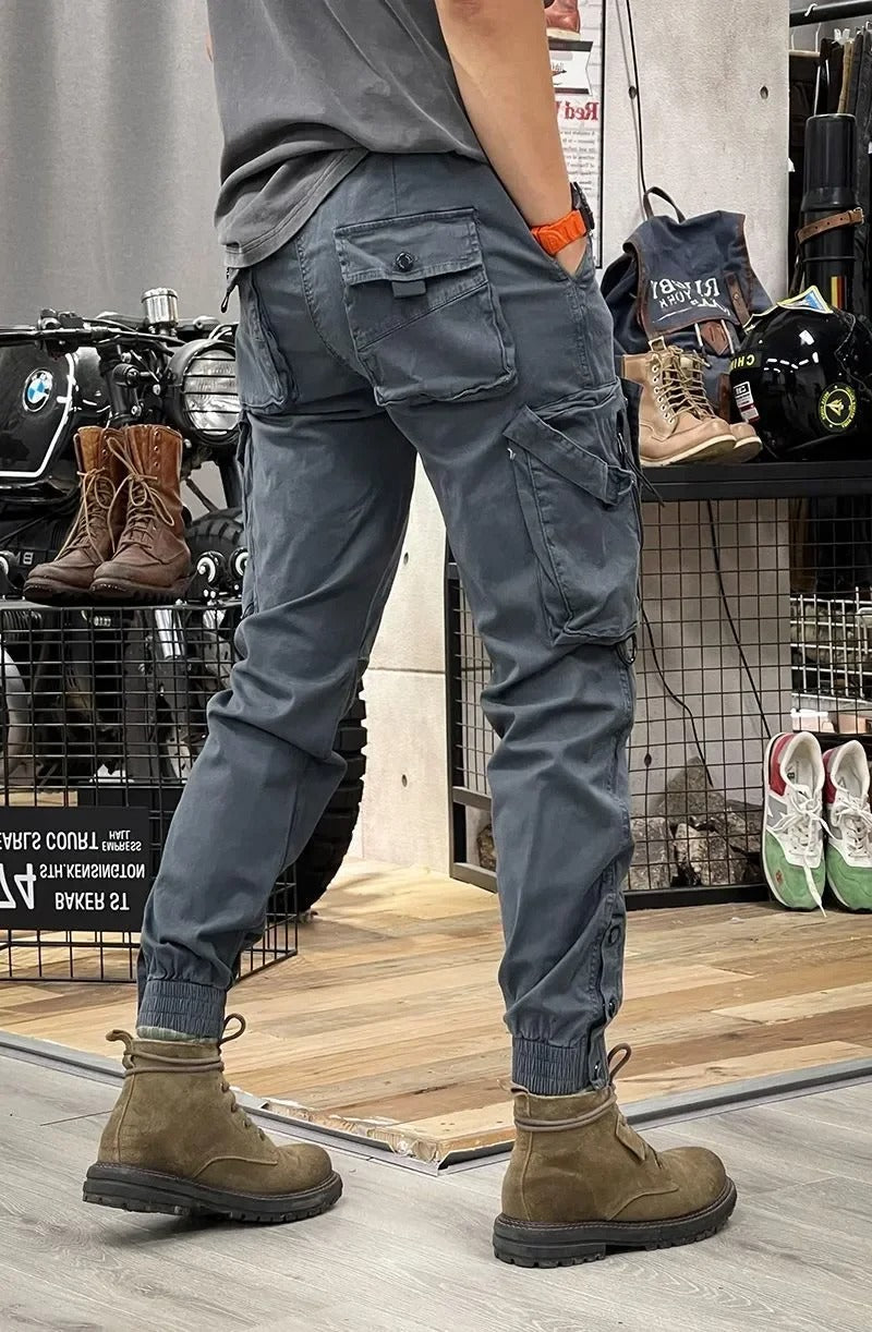 Heren - Elastische Cargo Broek - Comfortabele en Stijlvolle Bovenkleding - Perfect voor Elke Gelegenheid