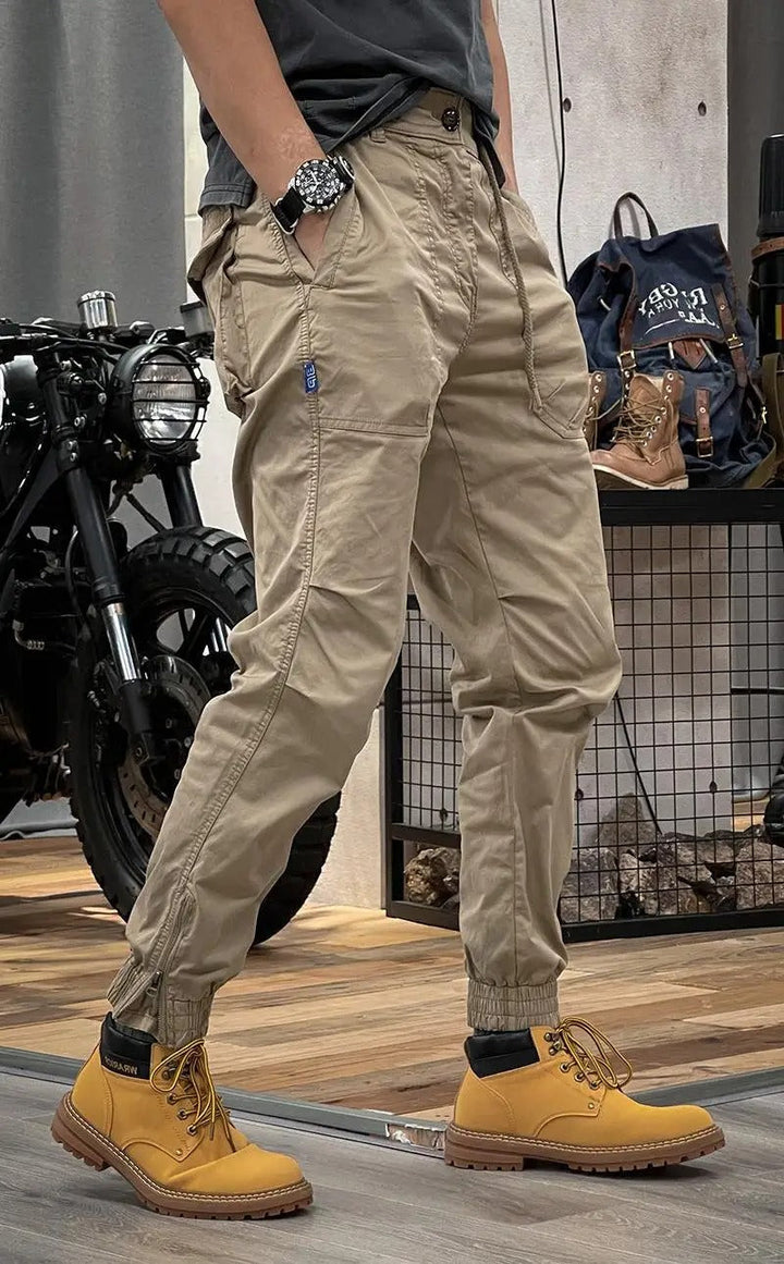 Heren - Elastische Cargo Broek - Comfortabele en Stijlvolle Bovenkleding - Perfect voor Elke Gelegenheid