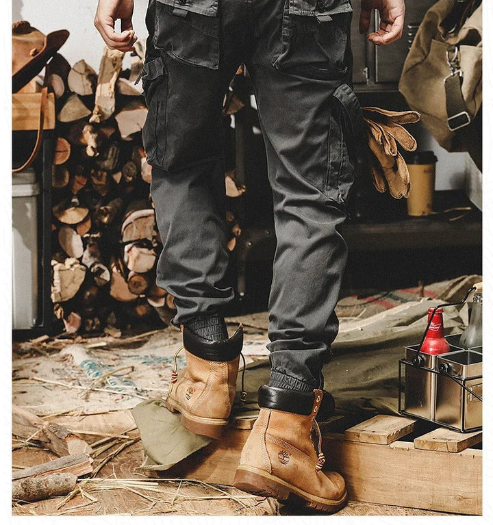 Heren - Elastische Cargo Broek - Comfortabele en Stijlvolle Bovenkleding - Perfect voor Elke Gelegenheid