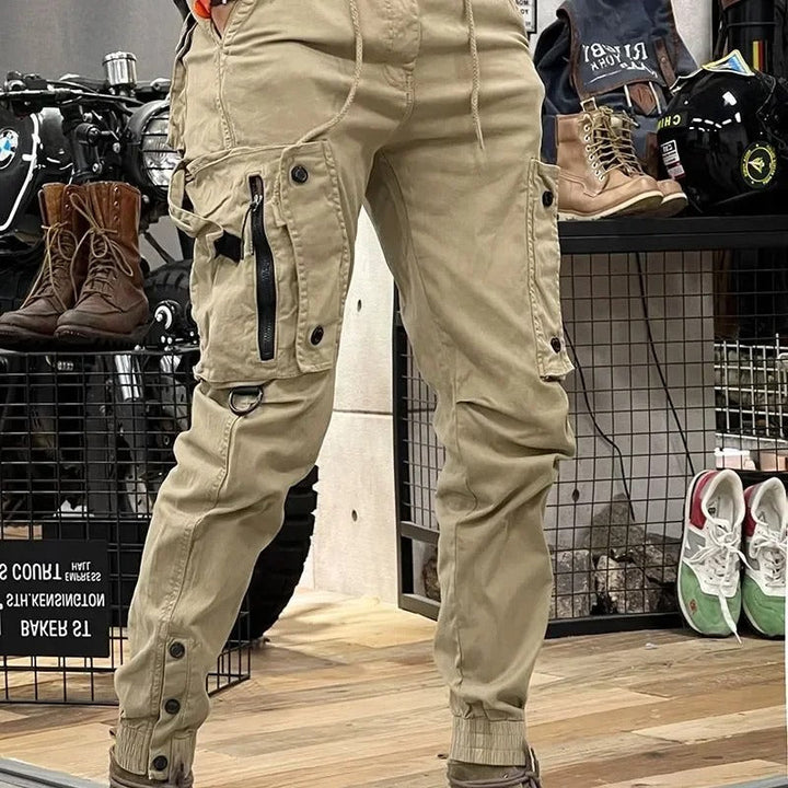 Heren - Elastische Cargo Broek - Comfortabele en Stijlvolle Bovenkleding - Perfect voor Elke Gelegenheid