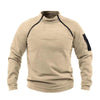 Heren - Fleece Trui - Militaire Stijl - Comfortabele en Warme Bovenkleding