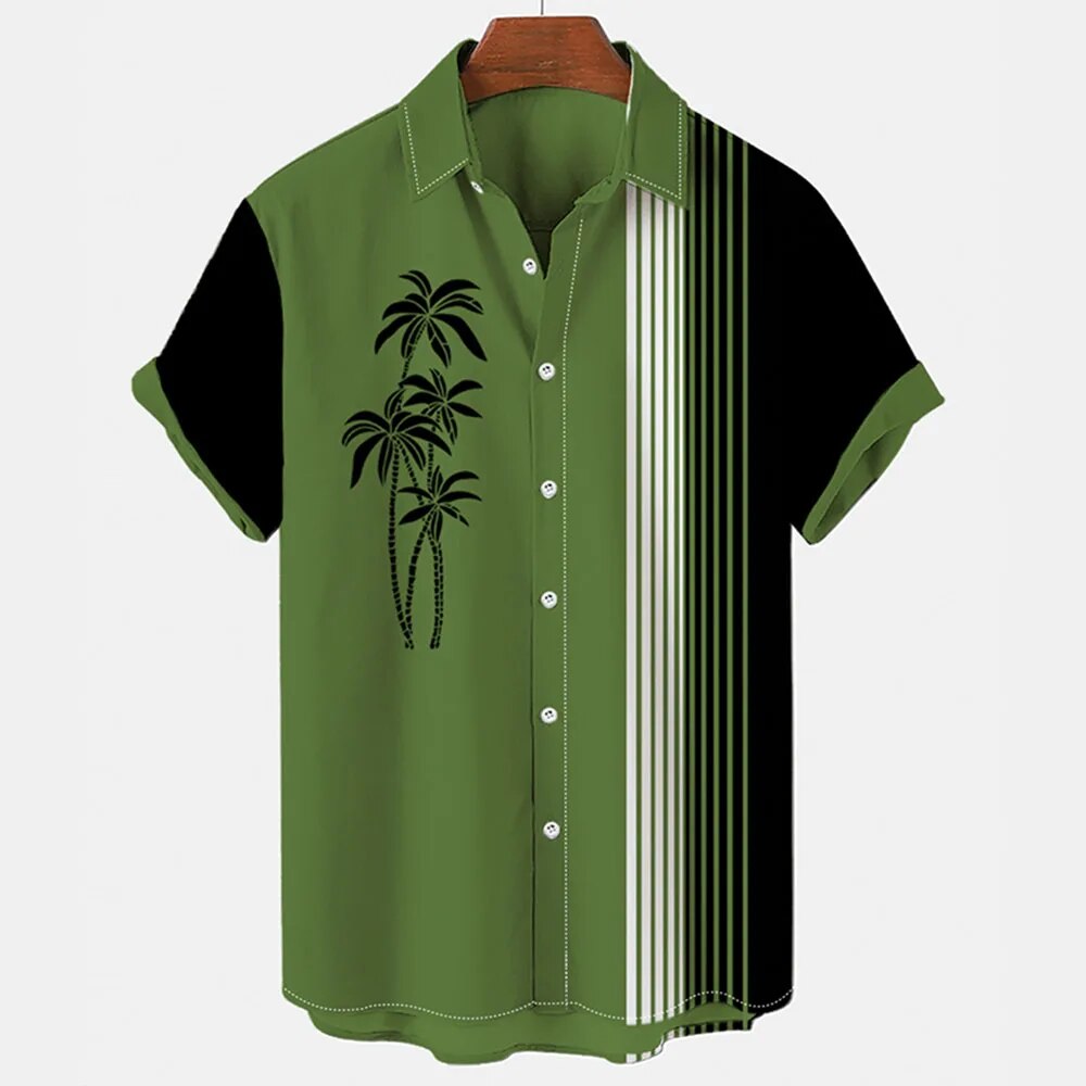 Shirts met palmmotief