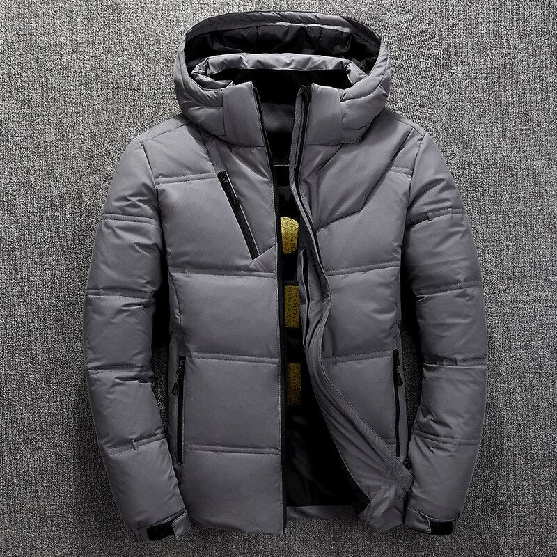 Heren - Extra warme uitneembare winterjas met capuchon - Perfect voor koudere seizoenen
