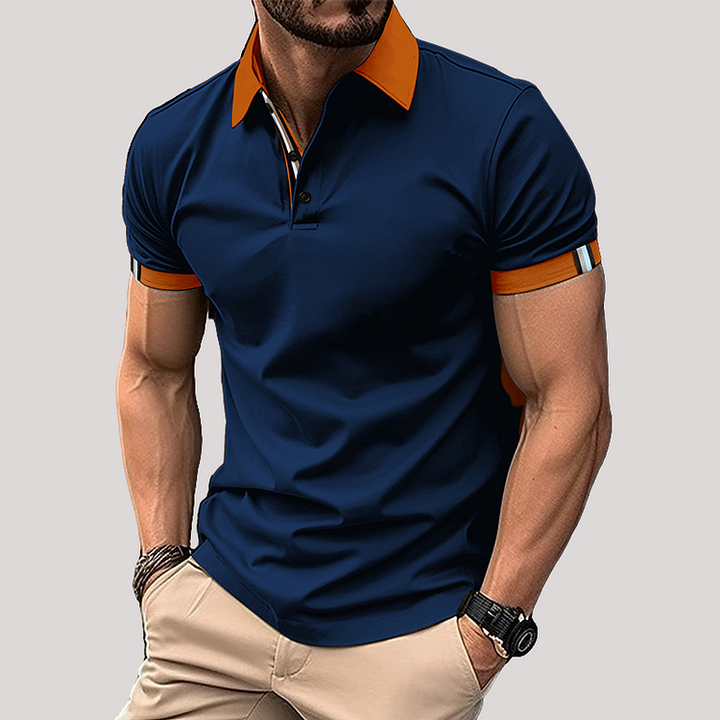 Poloshirt met revers met knopen