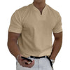 Heren - Elegant fitness T-shirt met korte mouwen - Ademend en lichtgewicht - Perfect voor elke gelegenheid