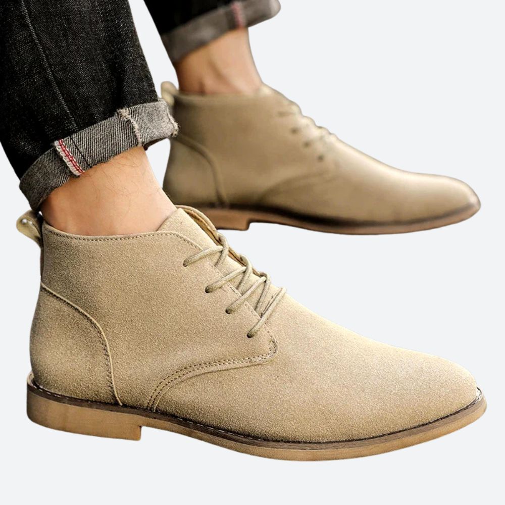 Heren - Leren Herenschoenen - Elegante en Comfortabele Stijl - Perfect voor Elke Gelegenheid