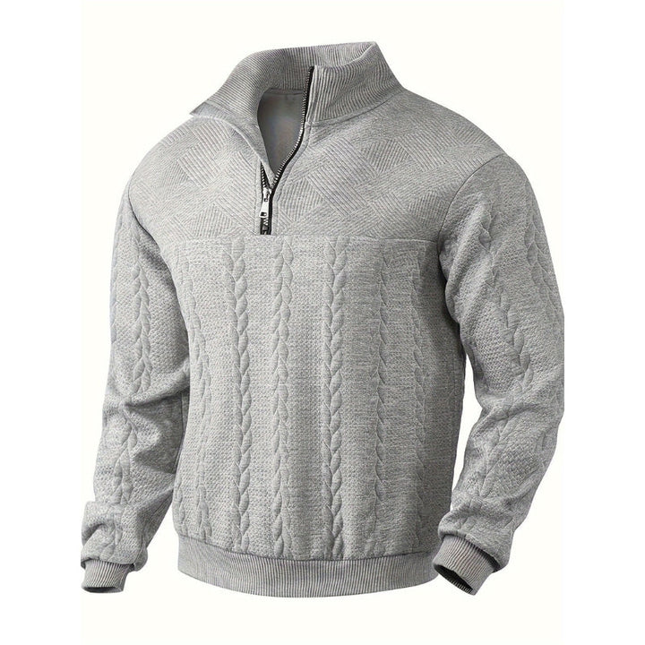 Heren - Pullover met Ritssluiting - Elegante Stijl - Comfortabele Mode