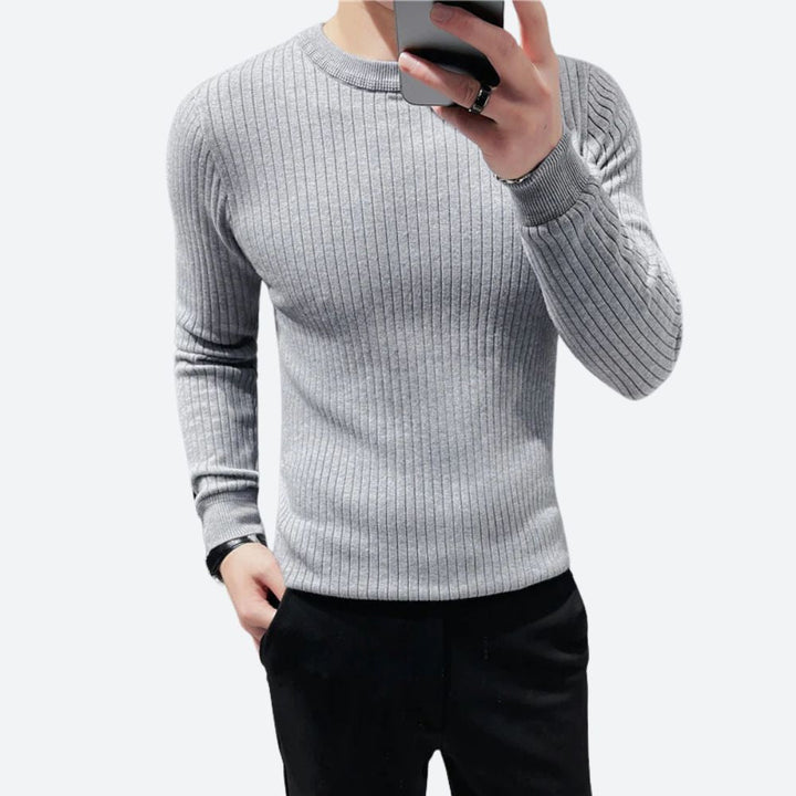 Heren - Casual Trui - Comfortabele Knit - Warme en Stijlvolle Trui voor Elke Gelegenheid