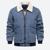 Heren - Winterjas - Denim - Stijlvolle en Comfortabele Winterjacket voor Koude Dagen