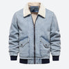 Heren - Winterjas - Denim - Stijlvolle en Comfortabele Winterjacket voor Koude Dagen