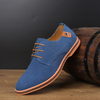 Herenschoenen van suède, klassiek ontwerp, Comfortabele pasvorm, Antislipzool