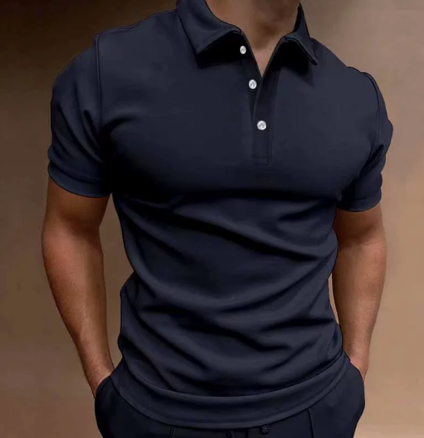 Stijve Kraag Dress Polo