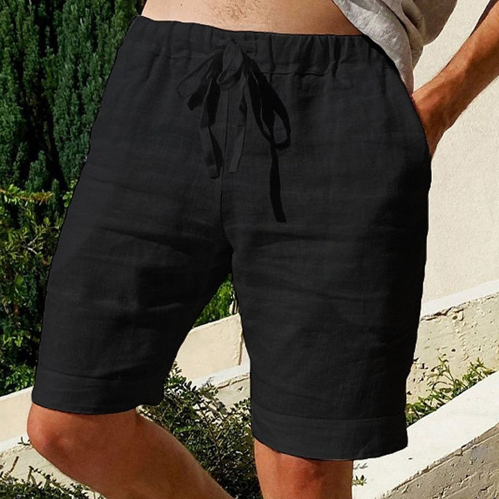 Heren - Strandshort - Klassiek Linnen - Comfortabele Zomermode