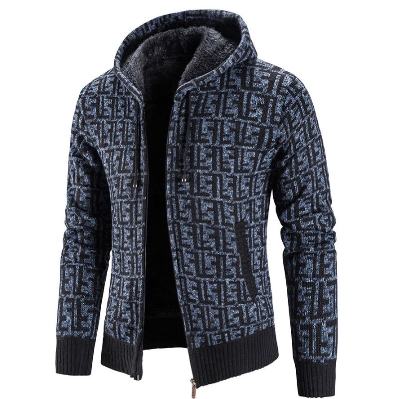 Heren - Winter Hoodie - Klassiek Design - Warm en Comfortabel