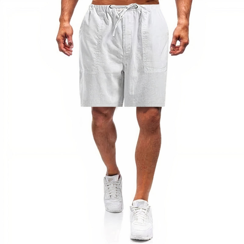 Heren - Linnen Shorts - Comfortabele en Ademend - Ideaal voor Zomer