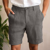 Heren - Linnen Shorts - Modieus en Ademend - Zomer Kleding