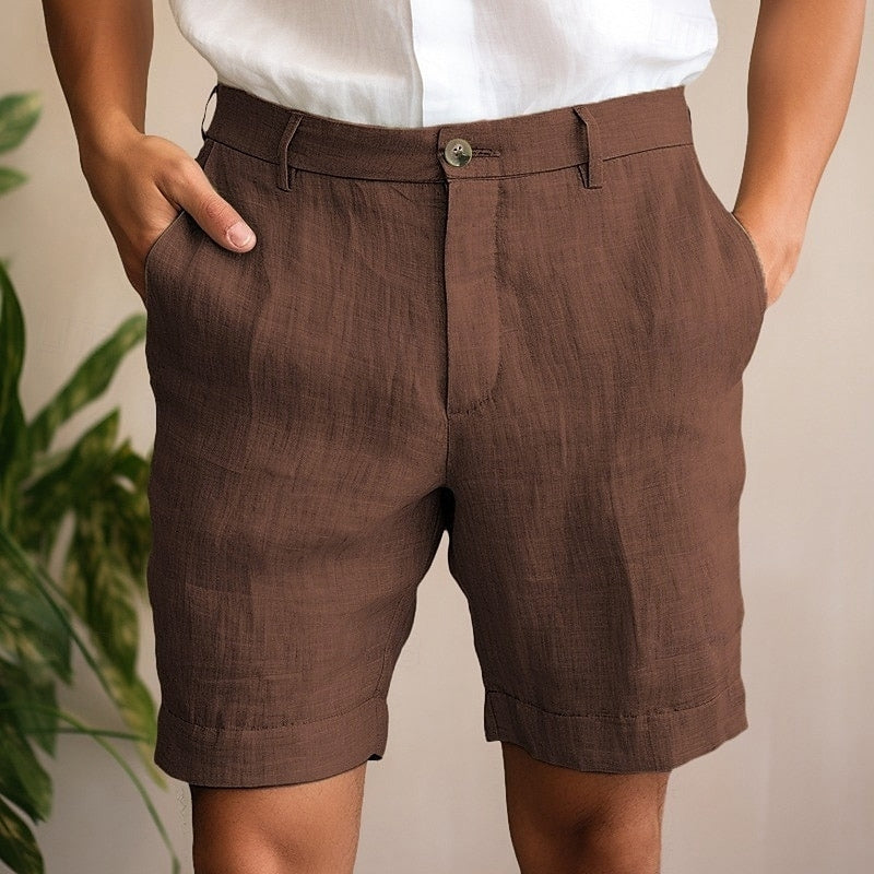 Heren - Linnen Shorts - Modieus en Ademend - Zomer Kleding