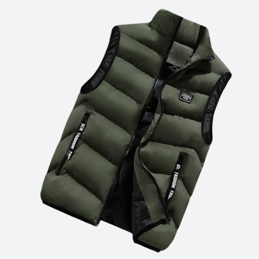 Heren - Wintergilet - Stijlvol en Warm - Modieus Wintergilet voor Comfort en Bescherming