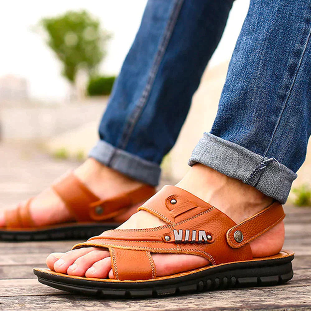 Heren - Oncomfortabele sandalen - Ademend materiaal & voetsteun - Comfortabele stijl voor elke dag