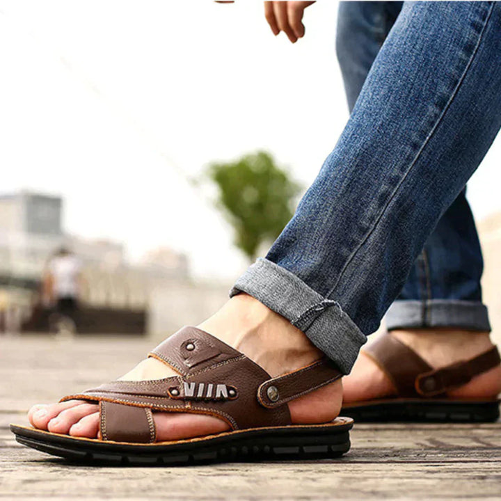 Heren - Oncomfortabele sandalen - Ademend materiaal & voetsteun - Comfortabele stijl voor elke dag