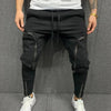 Mannen Ritssluiting Zak Hiphop Cargo Broek