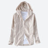 Heren - Premium Linnen Hoodie - Lichtgewicht & Ademend - Comfortabele Casual Mode