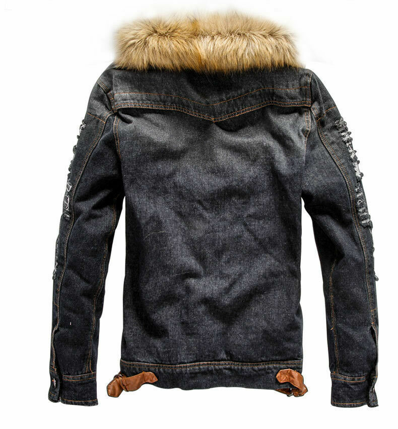 Heren - Spijkerjack - Dik Denim - Casual Bovenkleding