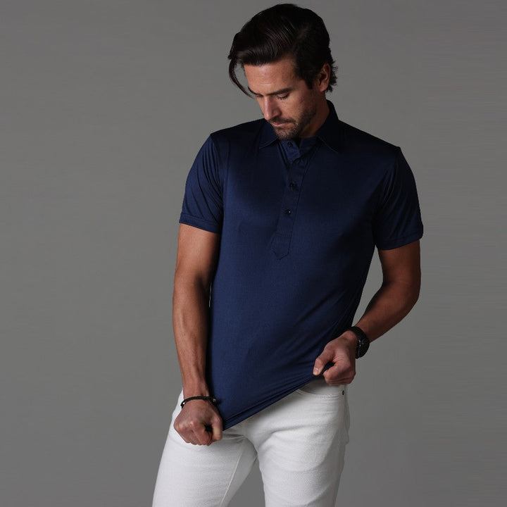 Stijve Kraag Dress Polo