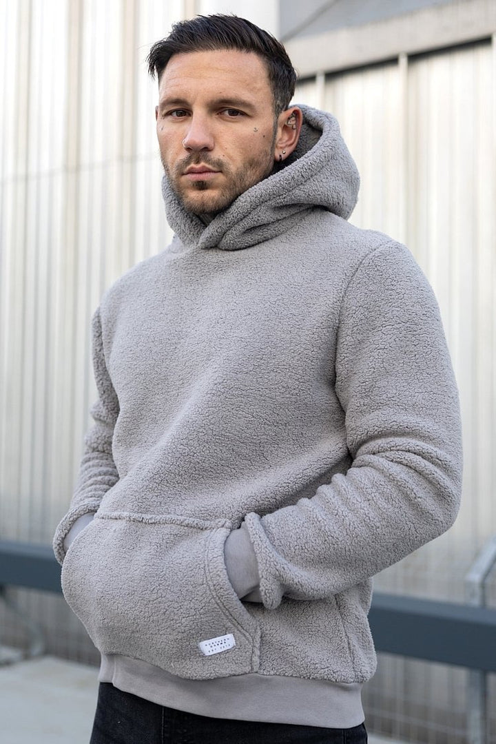 Heren - Fleece Hoodie - Warme en Comfortabele Stijl - Perfect voor Koude Dagen