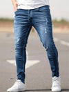 Heren Denim Broek - Zomerstijl met Scheuren - Stijlvolle en Comfortabele Casual Look