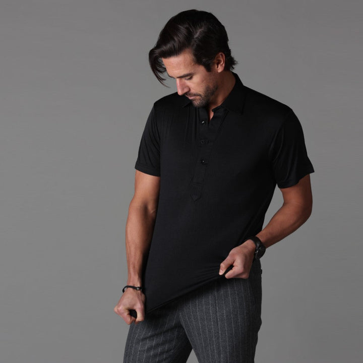 Stijve Kraag Dress Polo