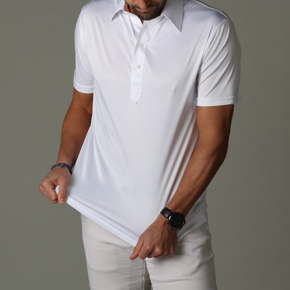 Stijve Kraag Dress Polo