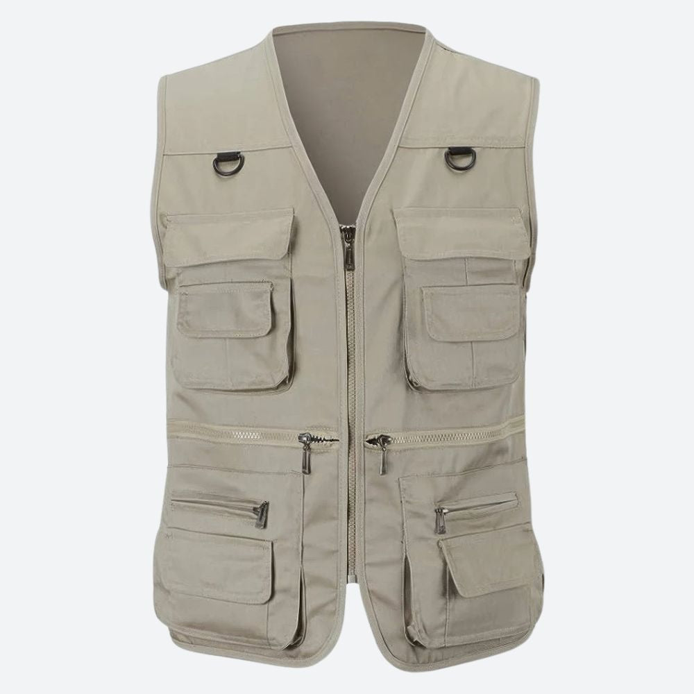 Heren - Avontuurlijk Gilet - Stijlvol en Comfortabel - Perfect voor Outdoor Activiteiten