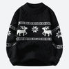 Heren - Gebreide kersttrui - Comfortabele en stijlvolle knitwear - Perfect voor de feestdagen